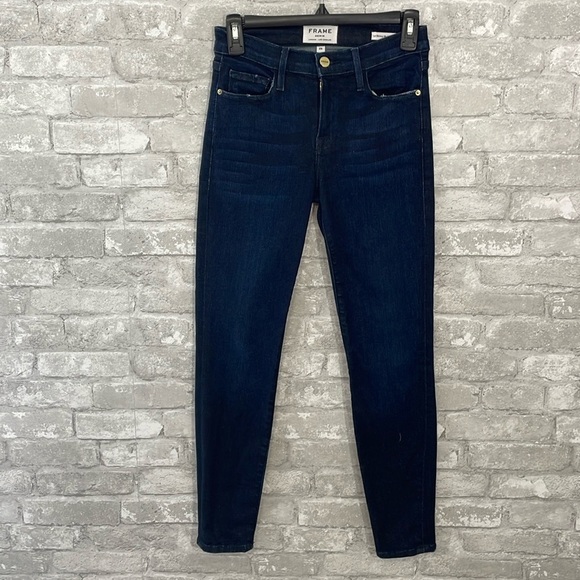 Frame Denim Le Skinny de Jeanne Crop Jeans - Picture 1 of 7